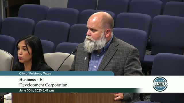 City board considers matching funding for Katy Fulshear lift station project