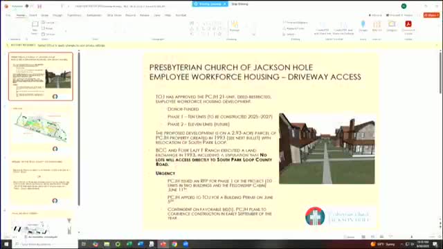 Presbyterian Church seeks easement for workforce housing access in Jackson