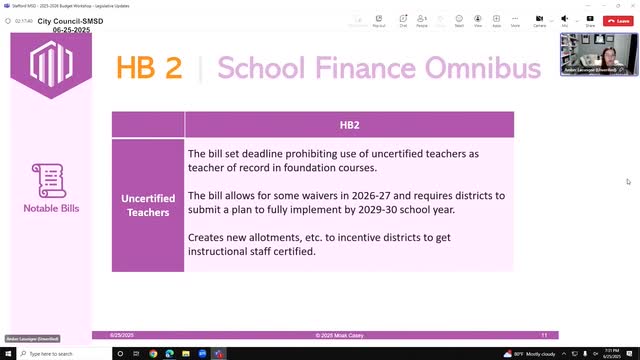 Texas schools implement teacher certification pathways and funding reforms