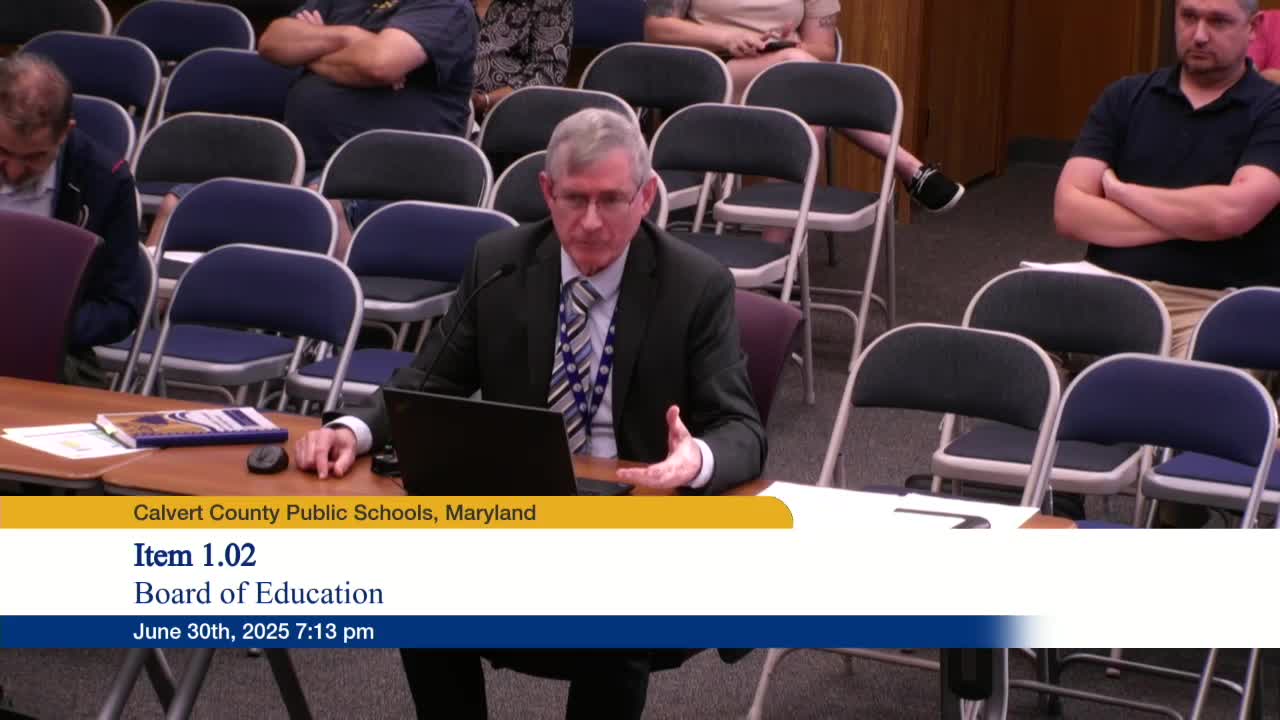 Calvert County Board debates budget uncertainties amid significant funding challenges