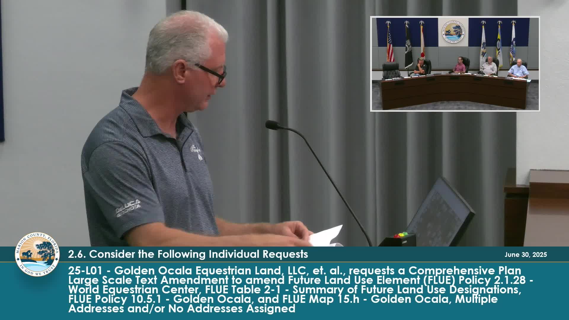 Marion County discusses World Equestrian Center's economic impact and traffic studies