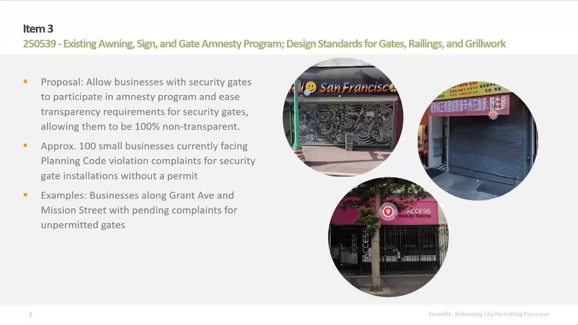 Supervisors approve ordinance easing restrictions on business signs and security gates