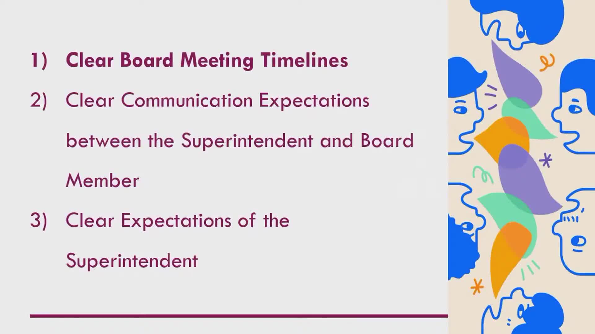 Superintendent outlines new board meeting protocols for clearer communication