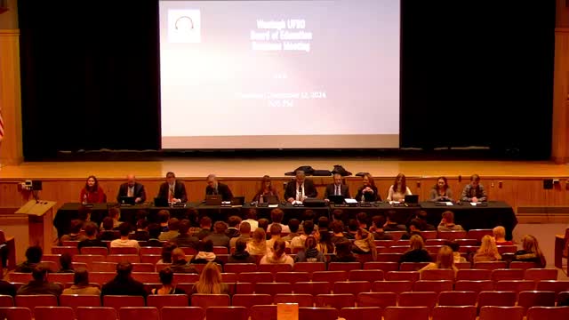 Superintendent McNamara honors student athletes during school board meeting