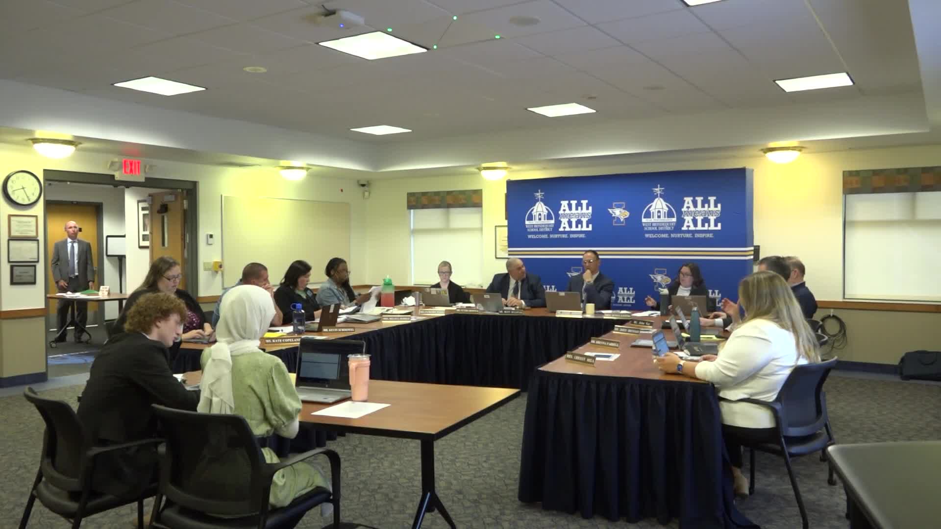 Board selects energy‑performance partner after competitive RFP; ESCO selection to fund projects through guaranteed savings