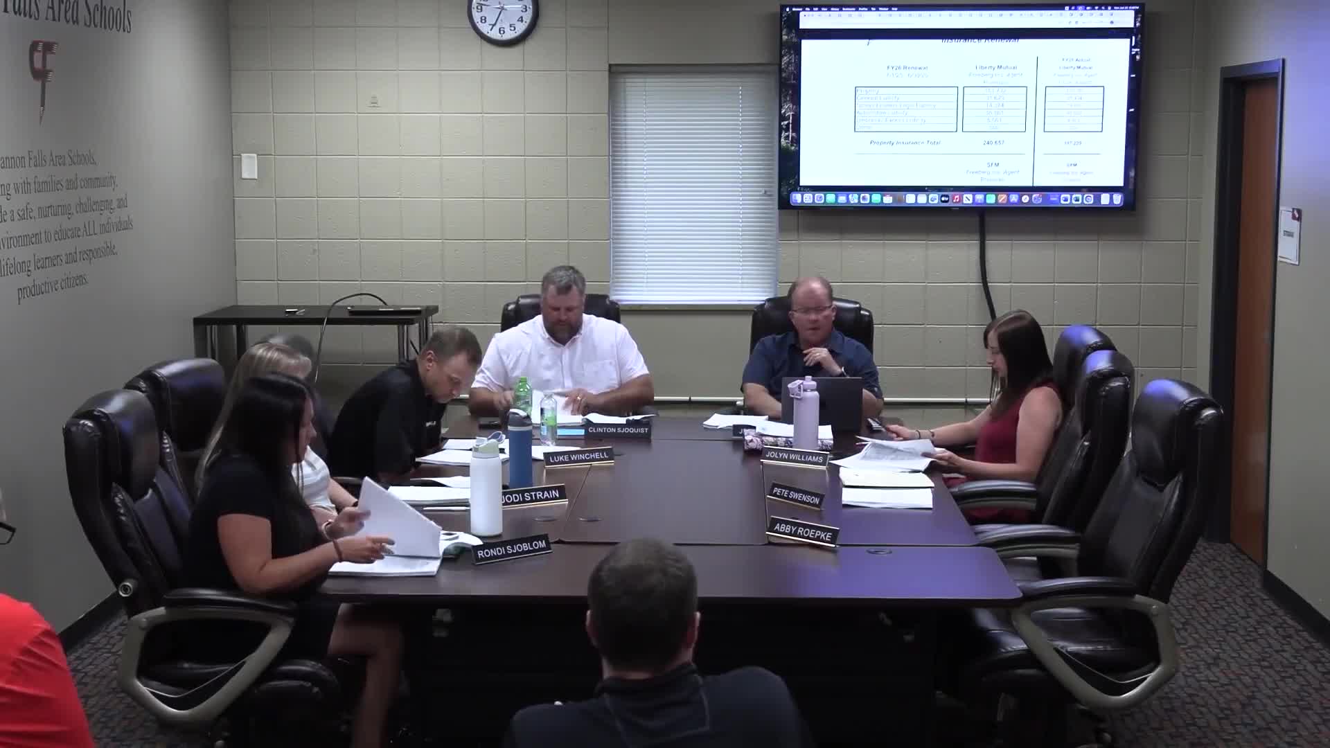 Board approves roughly $300,000 insurance renewal for property, workers' comp and cyber