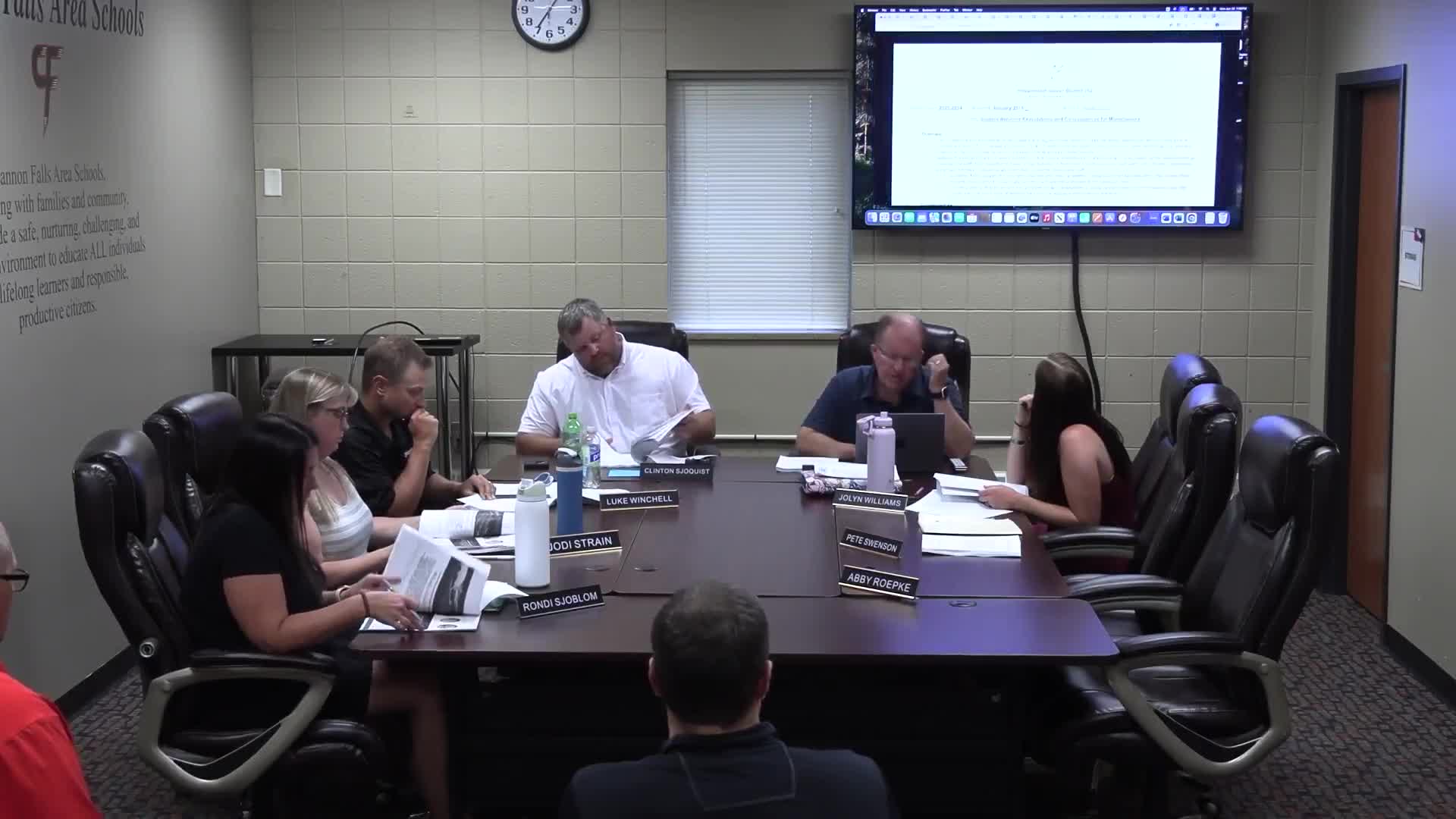 Board updates student handbooks; middle/high schools adopt new backpack expectations