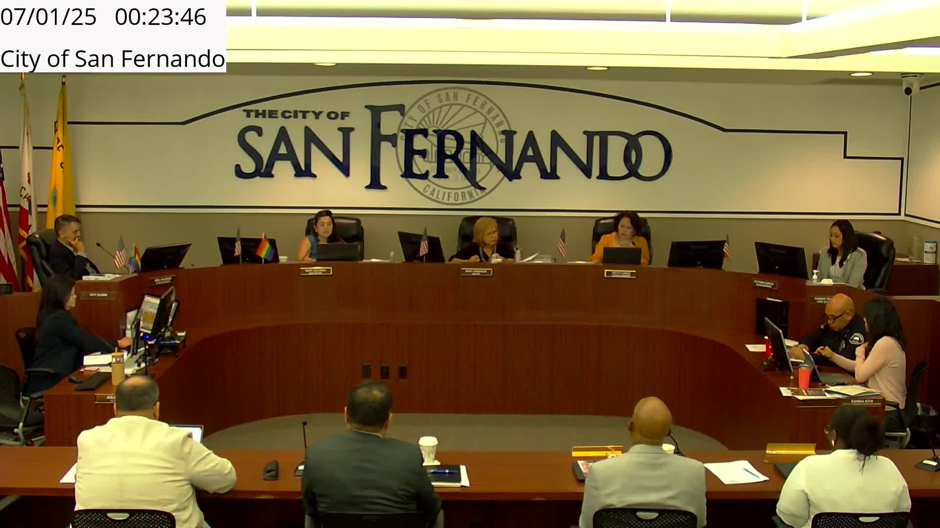 San Fernando Council introduces interim director Ron Garcia and honors Rudy Herrera