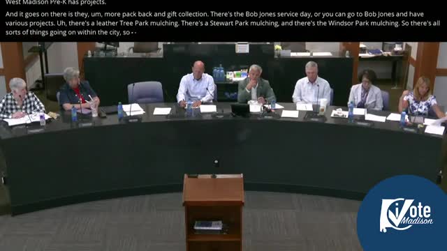 Madison Council addresses community concerns and approves historic clock repair funding