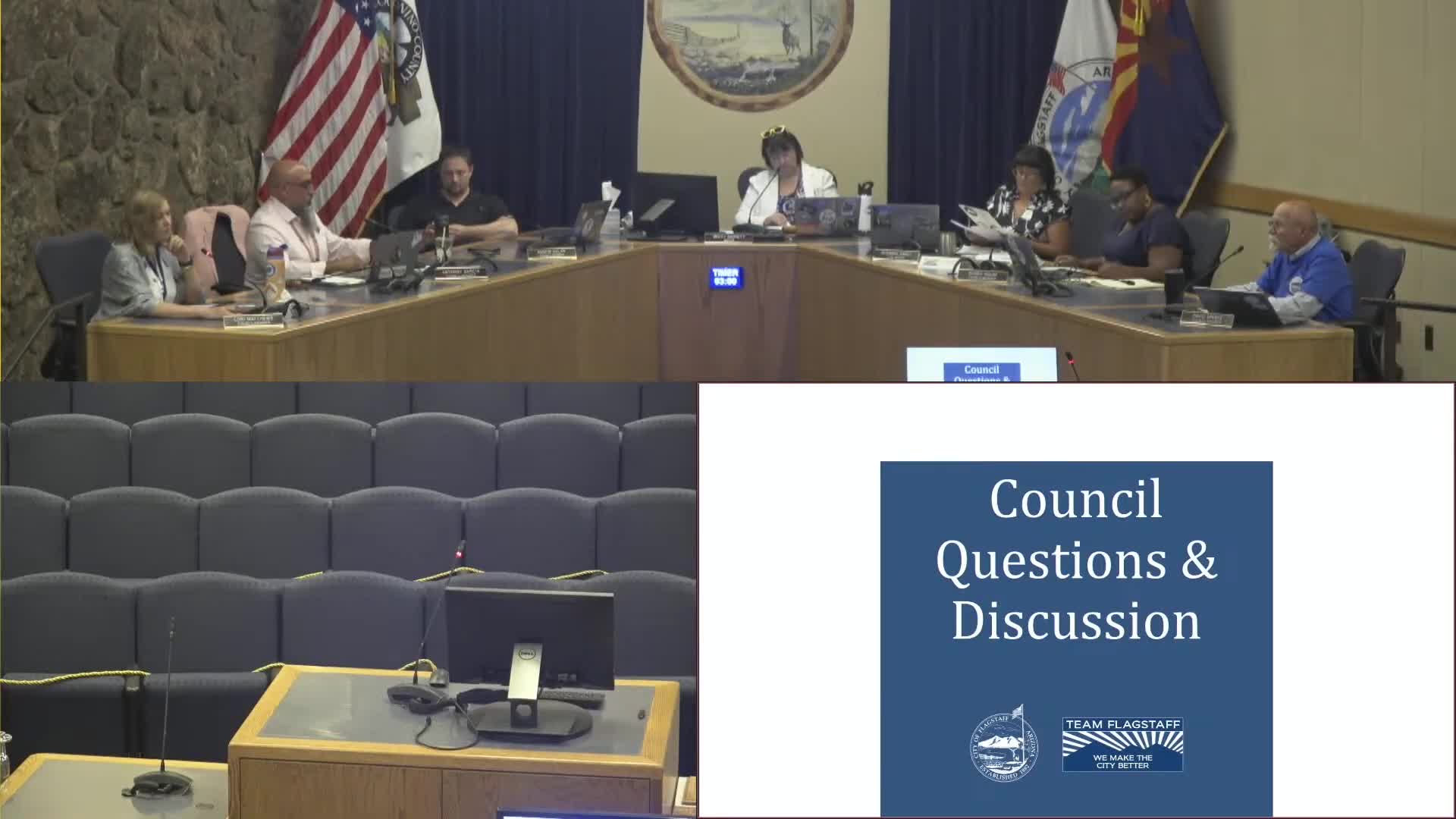 Beth Koehler discusses Medicaid cuts impact on Flagstaff at Arizona League meeting