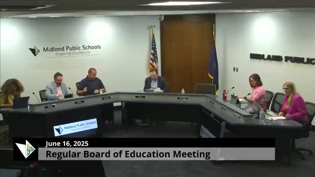 Midland Public Schools board adopts 2025-26 operating budget, approves final 2024-25 amendment