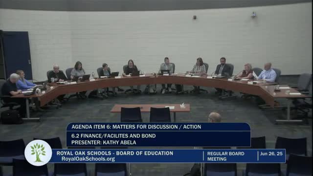 Royal Oak Schools board approves June budget amendments, hears $4.8 million gap in 2025-26 original budget