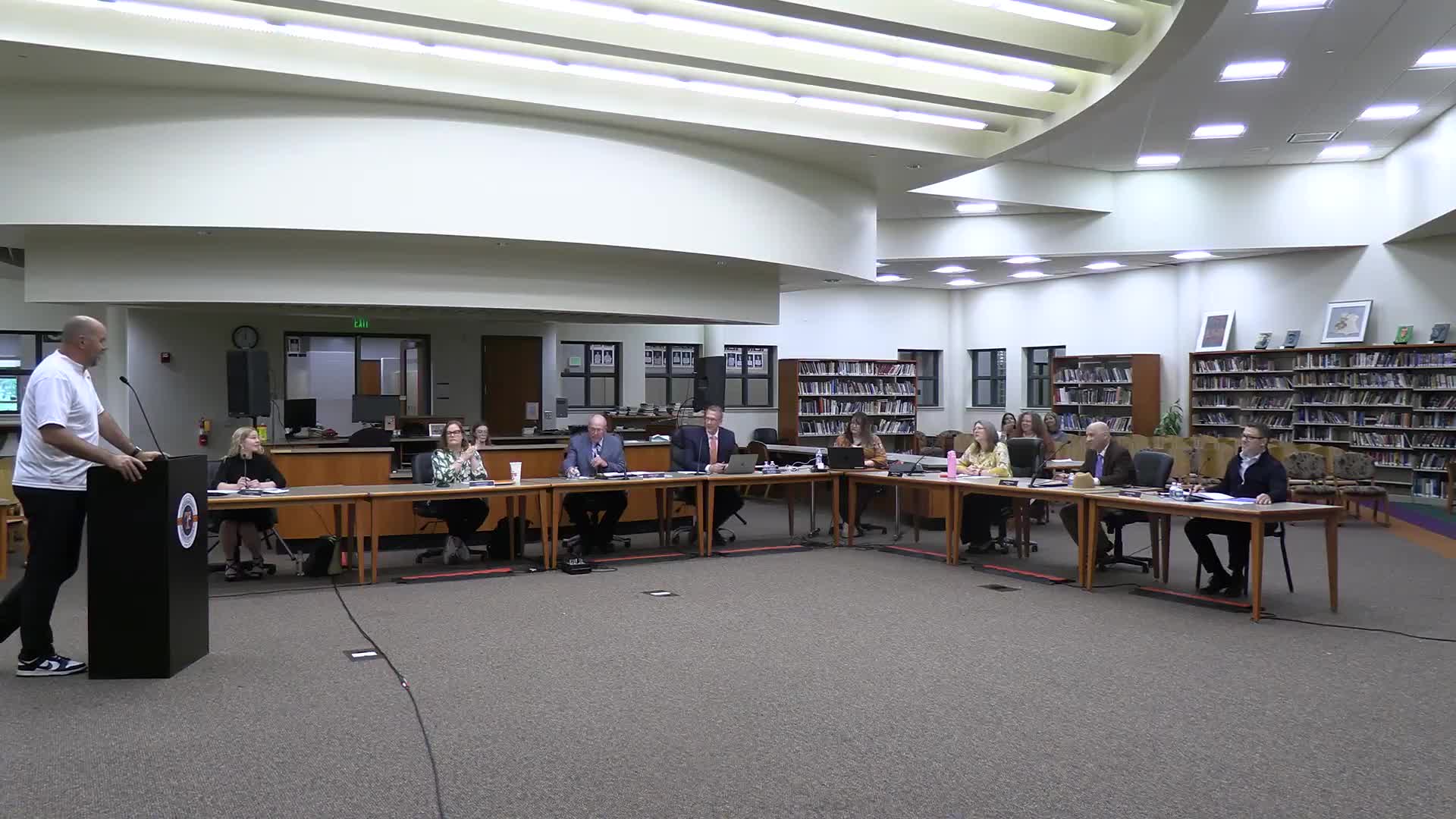 Tecumseh honors state-champion athletes and coaches at school board meeting