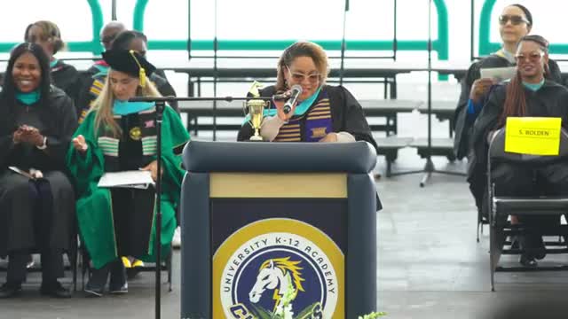 Mary Costin wins Dean's Cup for exceptional character and leadership at University High School