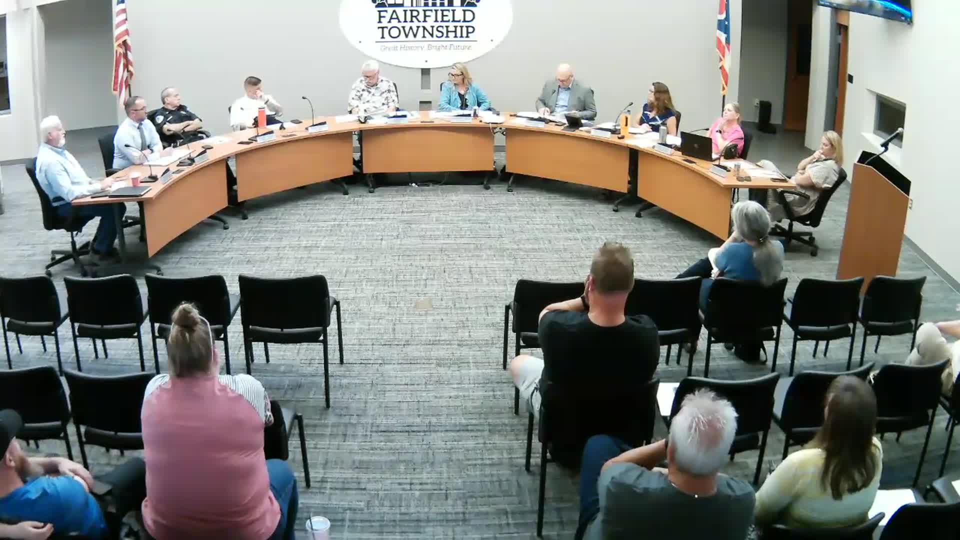 Fairfield Township leaders discuss budget stability and public safety concerns