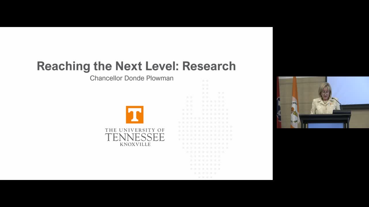 University of Tennessee emphasizes research investment amidst challenging educational landscape