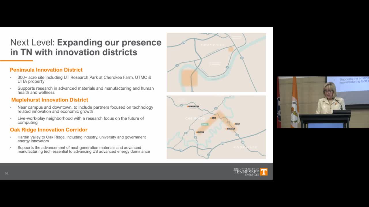 UT establishes innovation districts to boost health, nuclear energy and data science