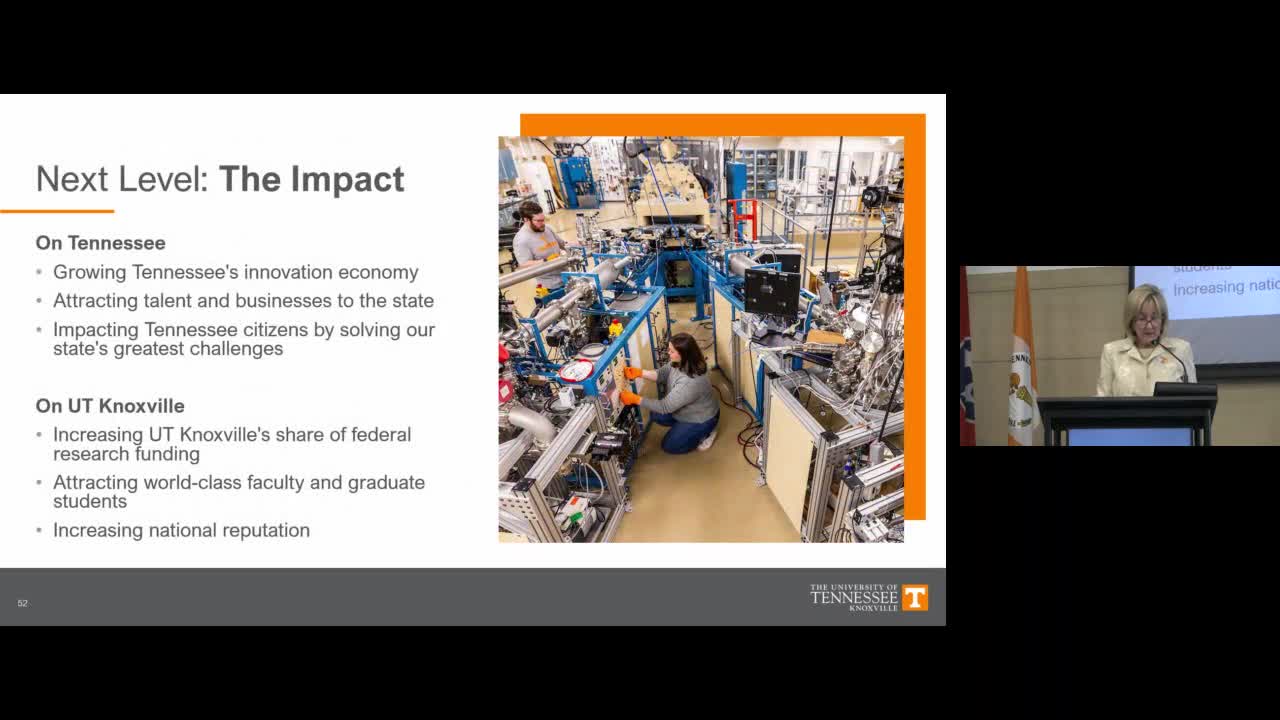 University of Tennessee leaders strategize to enhance research and attract top faculty