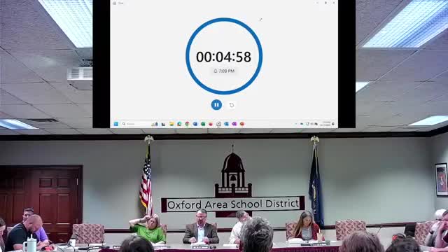 Oxford Area SD board readopts policy 6300 amid public objections over SEL and materials