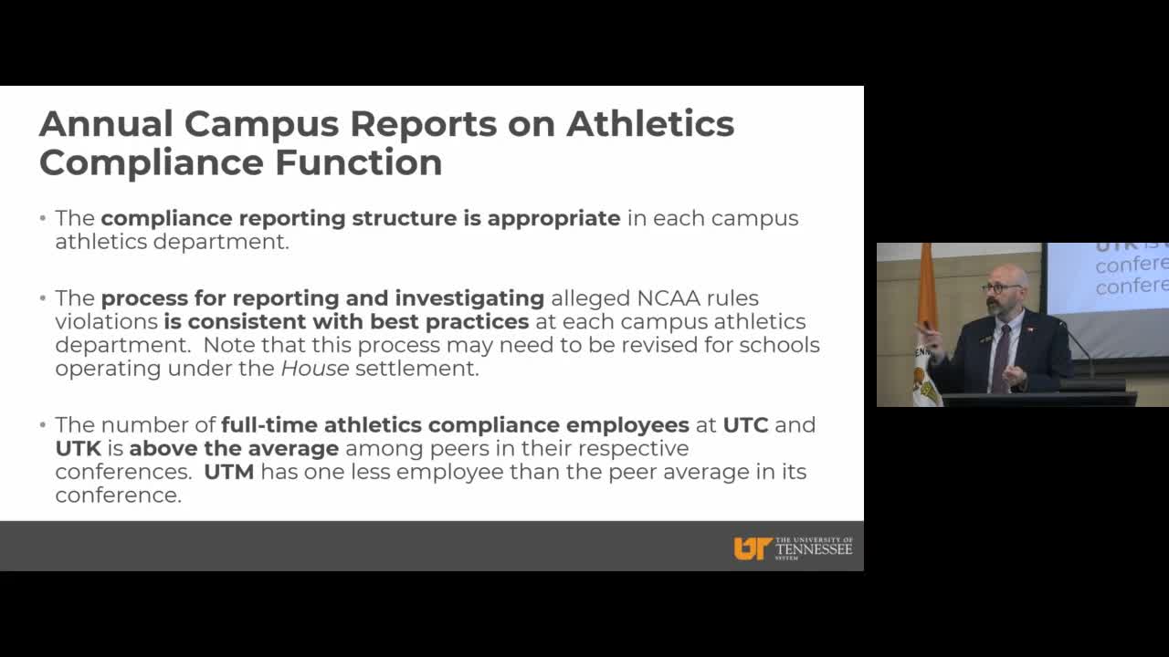 Chancellor Freeman discusses NCAA violations and staffing updates at UT campuses