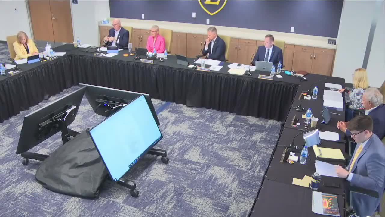 Chair Latimer bids farewell at East Tennessee State University's quarterly board meeting