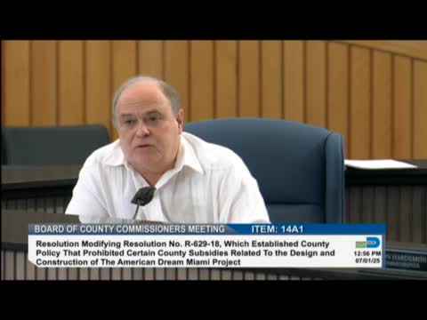 Miami Dade County commissioners debate funding and accountability for infrastructure projects