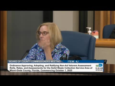Miami-Dade Commissioners Debate Solid Waste Fee Increases Amid Budget Gaps