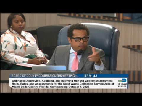 Commissioner Hardiman raises concerns over privatization impact on Miami Dade County jobs