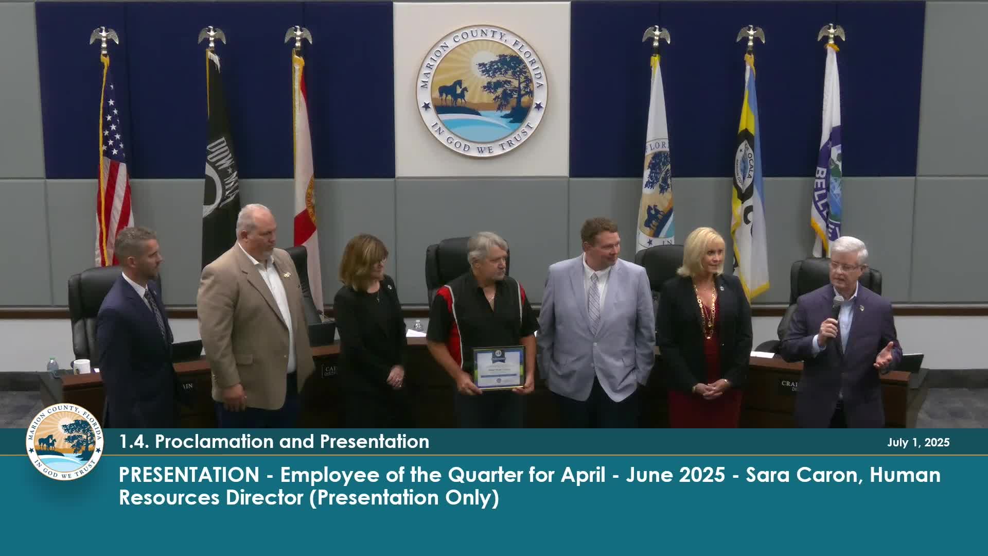 Commissioners Zaylak and Tart showcase employee recognition initiatives at Florida County meeting