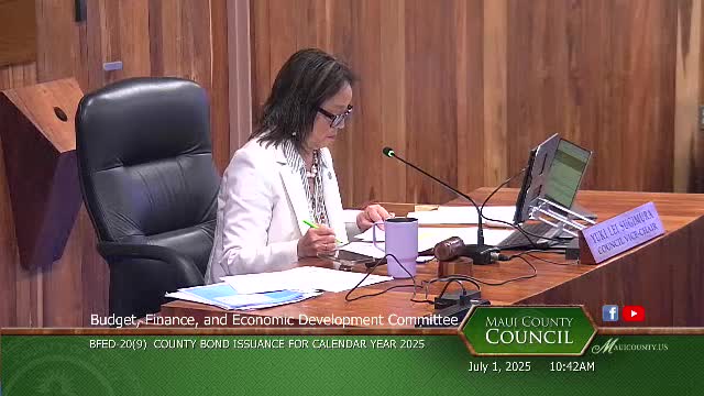 Maui County officials assess Bill 9's impact on revenue and bond ratings