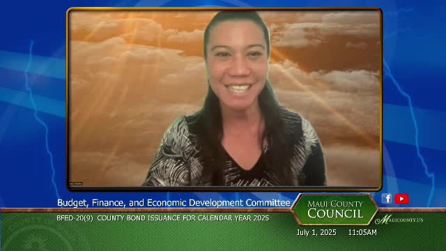 Budget Chair highlights investment in community for strong bond rating