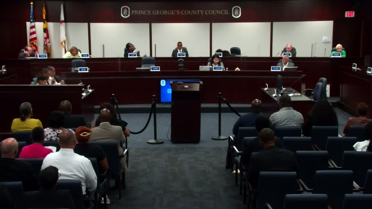 Prince George's County Council considers new legislation on inspections and cannabis regulations