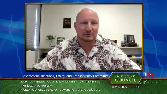 Maui salary commission nominee discusses equitable pay and community engagement
