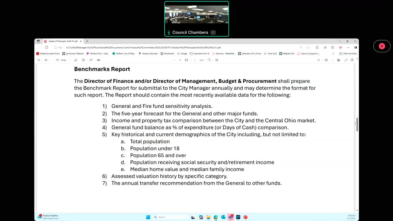 City reviews tax status changes impacting Delaware schools and community costs