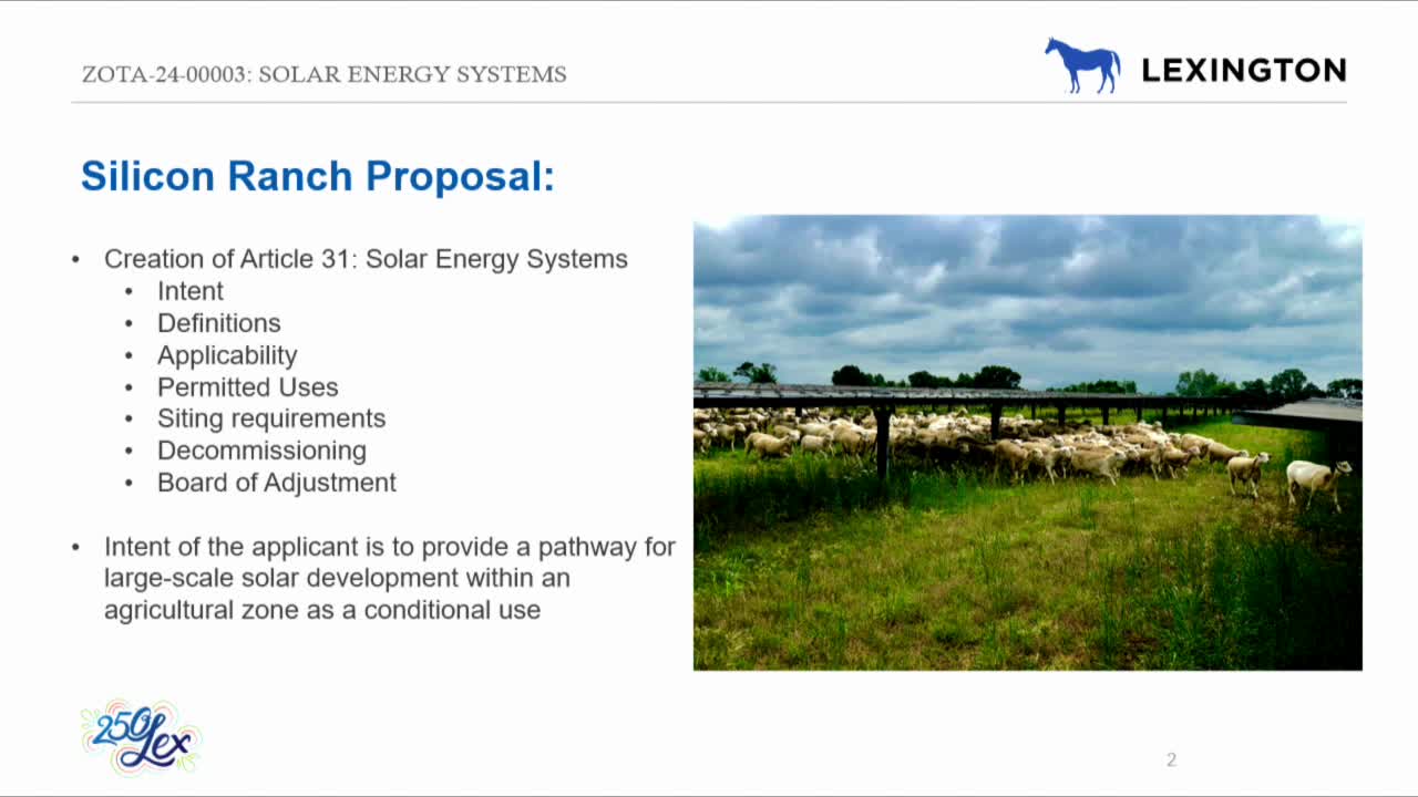 Planning Commission proposes solar energy zoning updates to ease urban installations