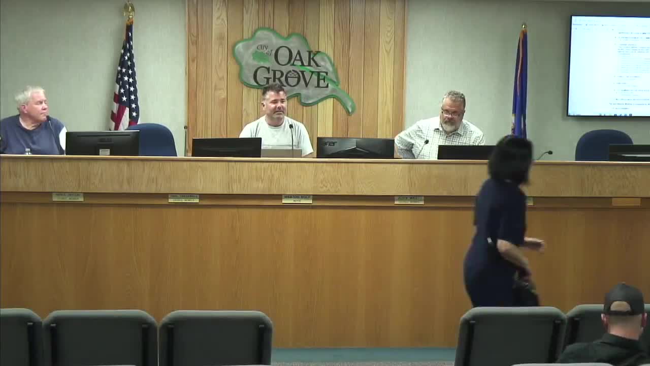 Oak Grove resident challenges loud music from Lake George event at city council