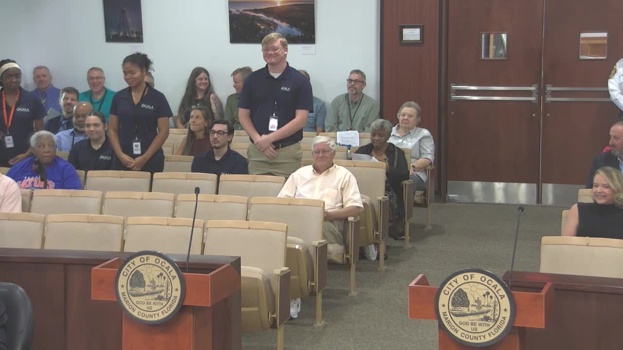 Mayor Marciano declares July 2025 as Park and Recreation Month in Ocala