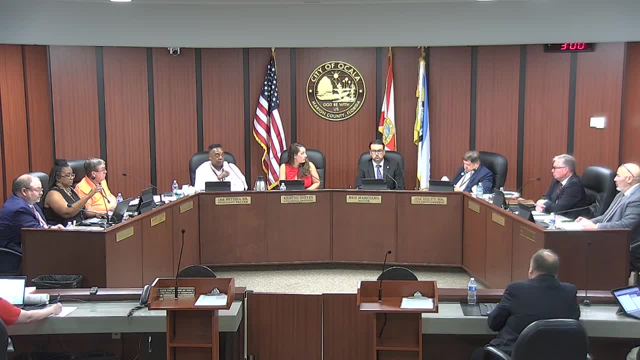Ocala City Council discusses sports complex support and ongoing infrastructure issues
