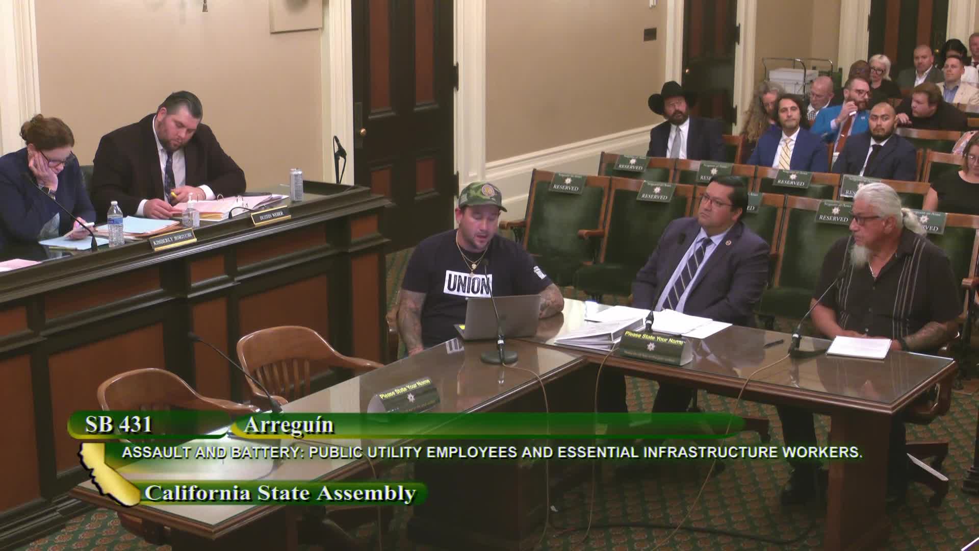 Lineman Lou Carpio shares assault experience to highlight worker safety concerns
