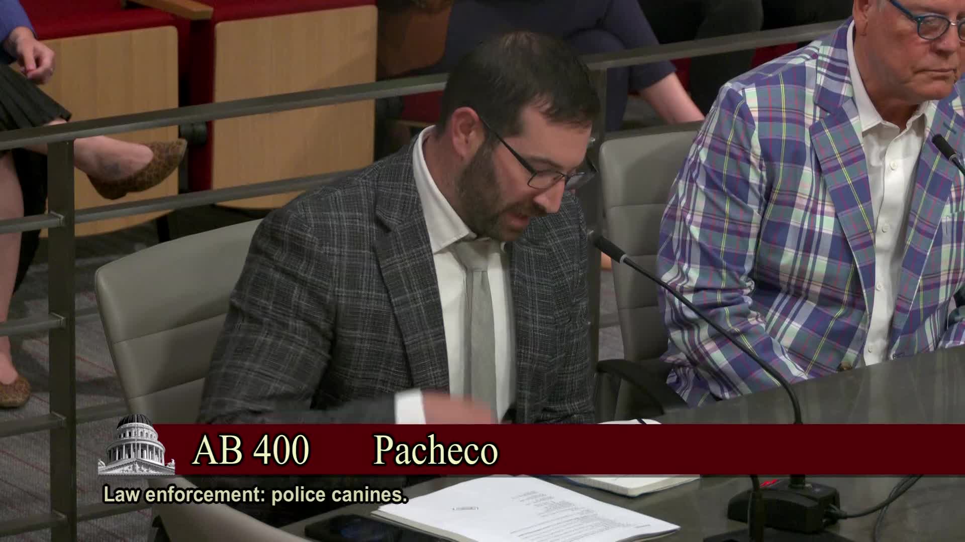California Assembly Committee advances AB 400 for police canine standards
