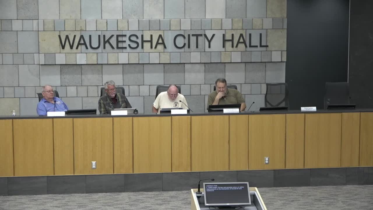 City Council reviews safety upgrades for Sunset Drive and Guthrie intersection