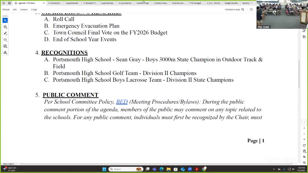Division 2 State Championship boys' lacrosse team honored for remarkable victory