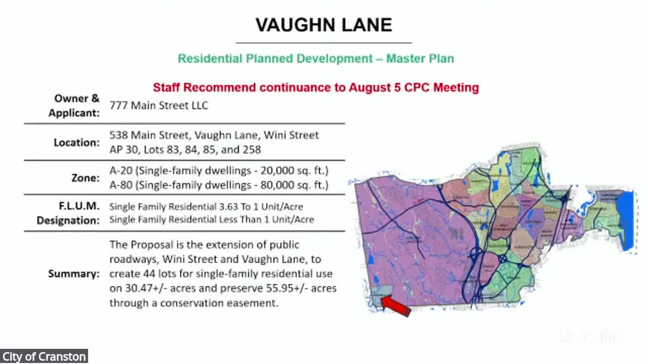 Planning Commission schedules site visit for controversial Coventry property development proposal