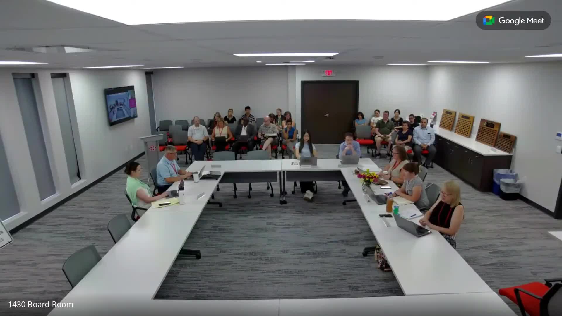 Board adopts code of conduct, middle‑school realignment and temperature policy; opens district safety plan for public comment