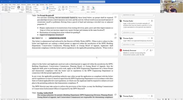 Needham group clarifies DPW role, permitting language in draft stormwater bylaw