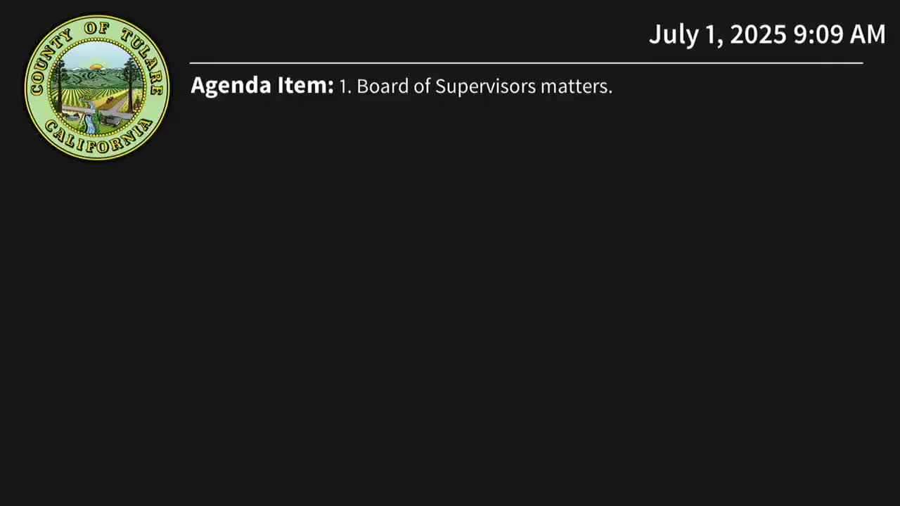 Tulare County Chief highlights Fourth of July firework safety and mutual aid efforts