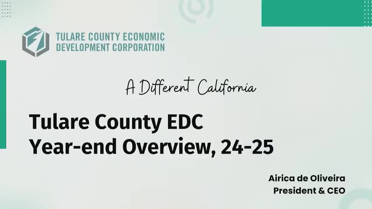 Erica De Oliveira leads Tulare County Economic Development initiatives