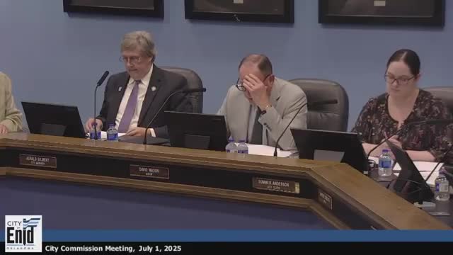 Enid City Council approves $200K chlorine purchase and welcomes new utilities director