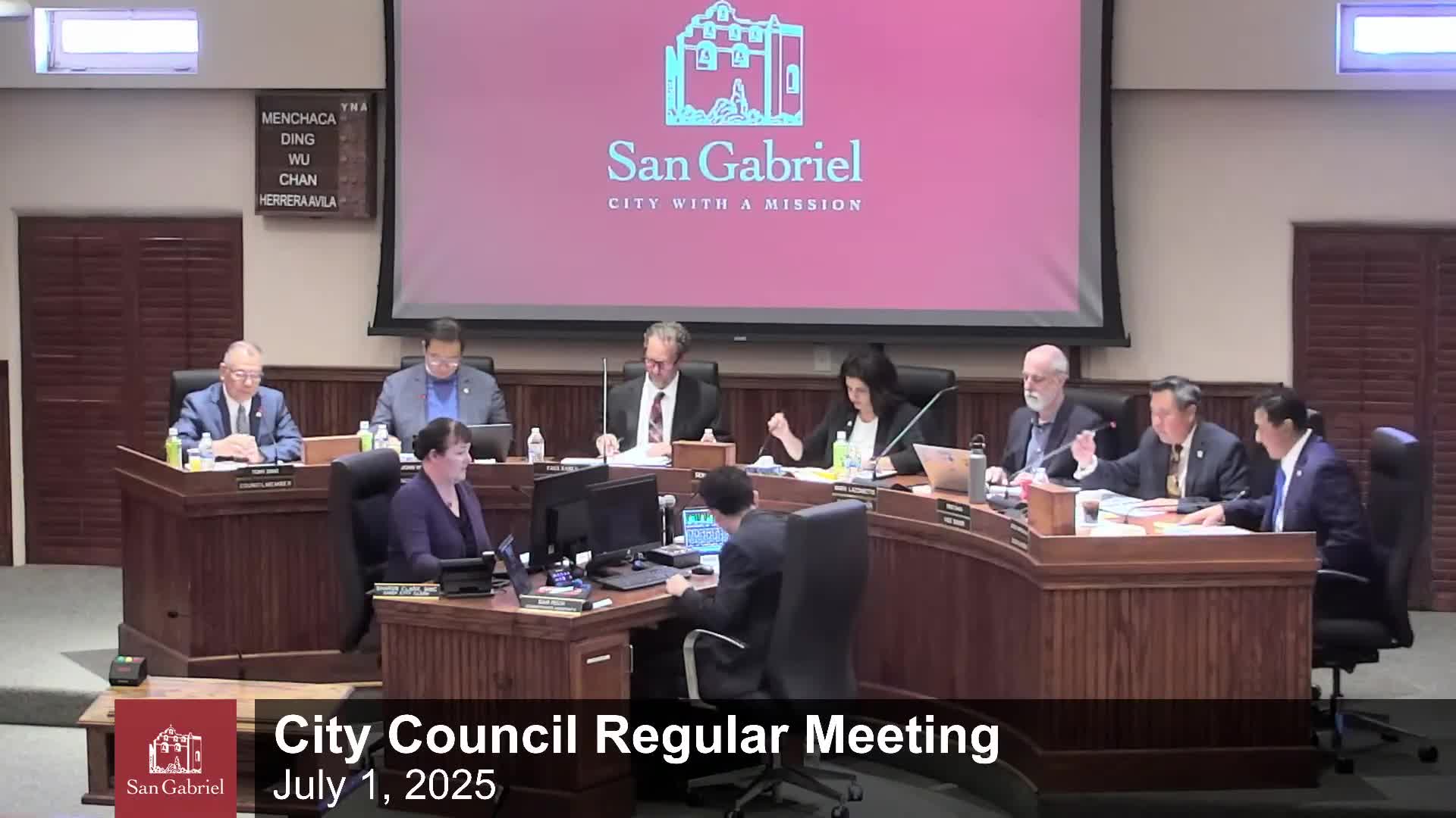 San Gabriel Police Department welcomes new hires and promotions during council meeting