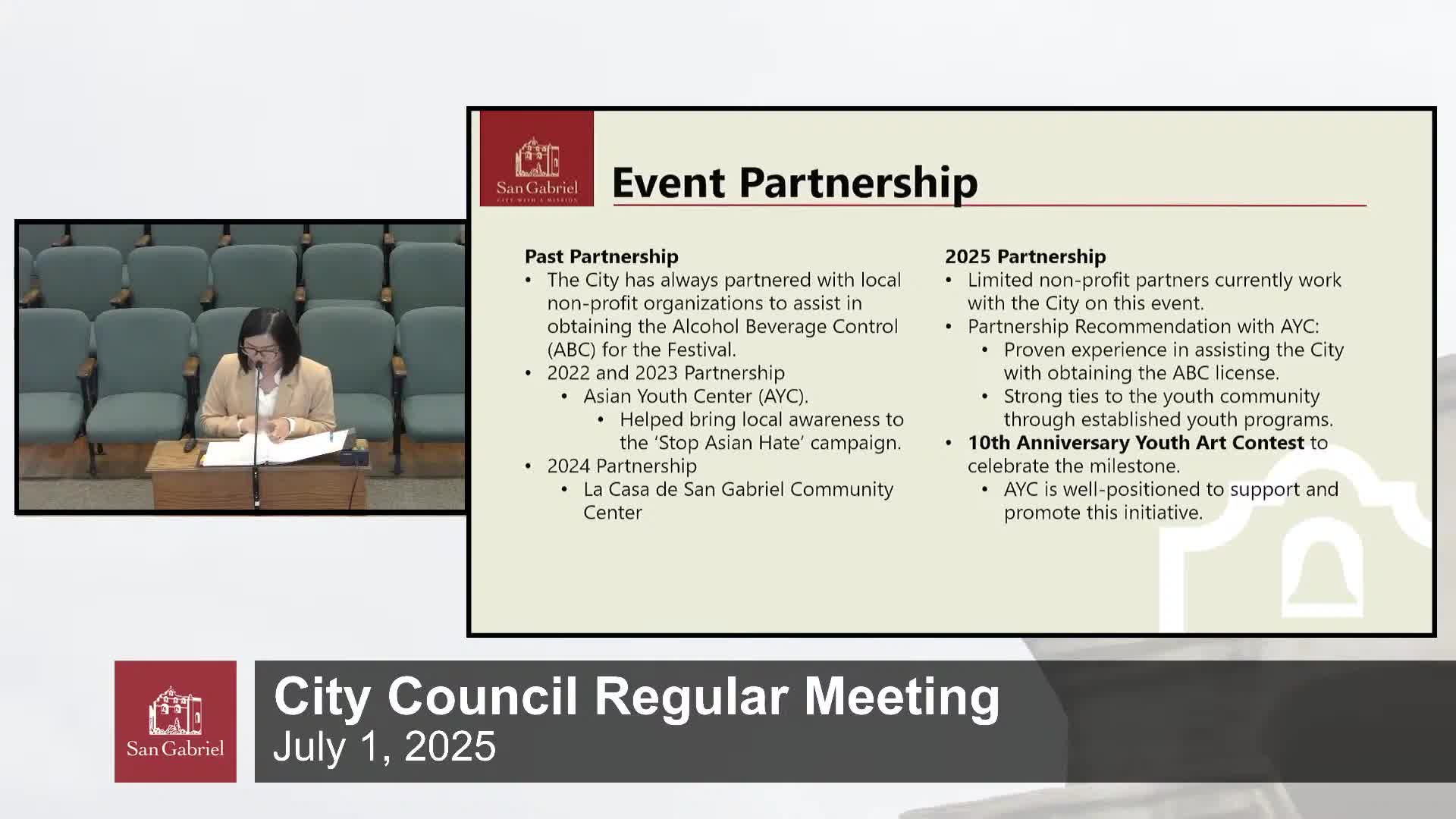 City Council approves agreement for 2025 Dumpling and Beer Fest with Asian Youth Center